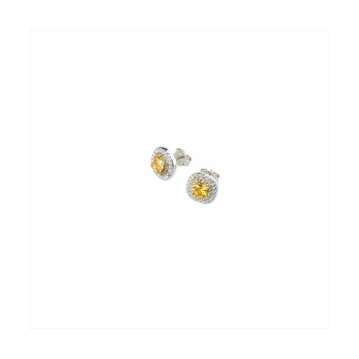 Pendientes Plata Sovrani J8601 Circonitas Cristal Amarillo