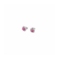 Pendientes Plata Sovrani J8610 Circonitas Cristal Rubí