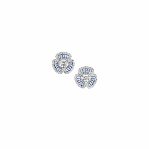 Pendientes Plata Sovrani J9861 Circonitas Bicolor Azul