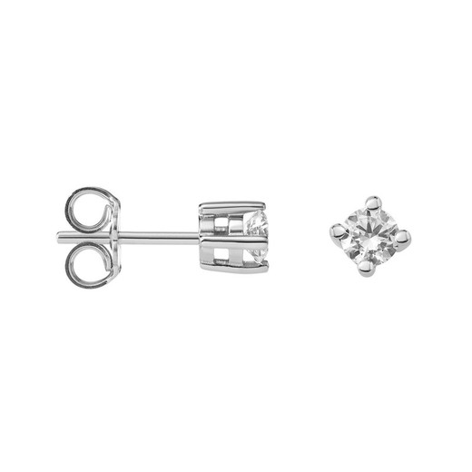 Pendientes Platino Argyor MRM 10mm (PT)75B0101-10mm Diamantes