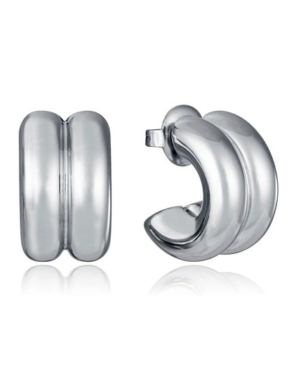 Pendientes Viceroy Acero 1,4cm Mujer 14195E01000 Aro Abierto