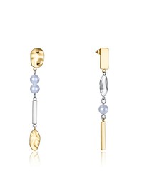 Pendientes Viceroy Acero Bicolor Dorado 6,3m Mujer 75372E01019 Perlas