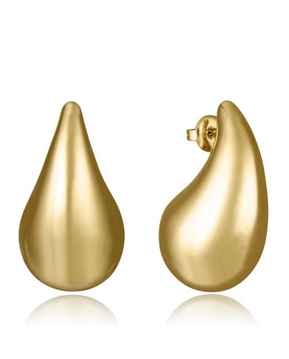 Pendientes Viceroy Acero Dorado 3,2cm Mujer 14198E01012 Gota