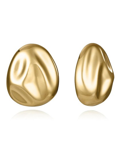 Pendientes Viceroy Acero Dorado 3,2cm Mujer 15160E01012 Abolladuras