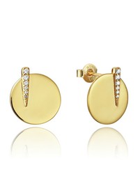 Viceroy Woman Silver Gold Earrings 85002E100-36 Zircões