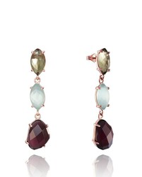 Boucles d'Oreilles Rose Viceroy Femme 9039E100-59 Pierres de Couleur