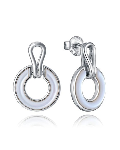 Pendientes Viceroy Plata 2cm 13200E000-90 Madre Perla