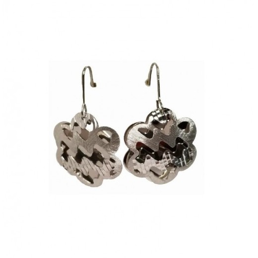 Pendientes Xernus Plata 2NF2591 Flor Filigranas