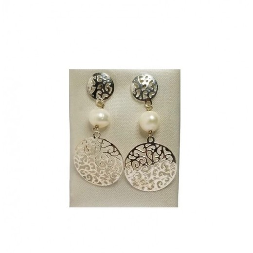 Pendientes Xernus Plata 3NF27152 Filigranada Perlas