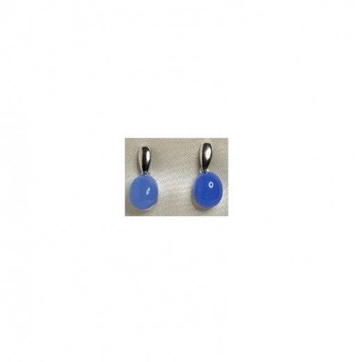 Pendientes Xernus Plata 3XE2976 Cristal Azul