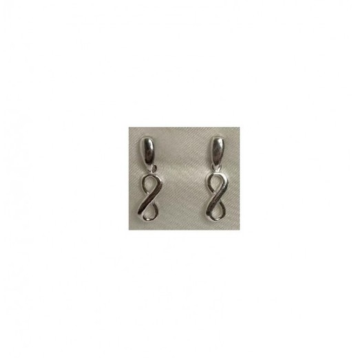 Pendientes Xernus Plata 3XE3006 Infinito