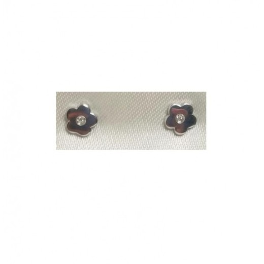 Pendientes Xernus Plata 3XE3100 Flor Con Circonita