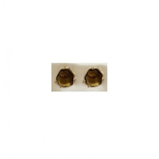 Pendientes Xernus Plata Dorada 3NF2822 Crysolite