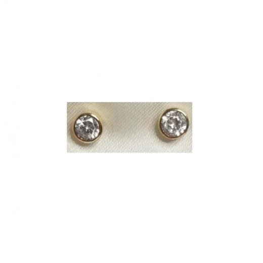 Pendientes Xernus Plata Dorada 3XE3013 Circonita