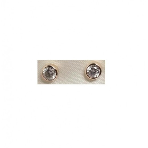 Pendientes Xernus Plata Dorada 3XE3014 Circonitas