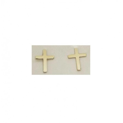 Pendientes Xernus Plata Dorada 3XE3040 Cruz