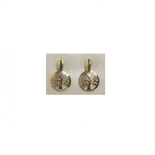 Pendientes Xernus Plata Dorada 3XE3071A Arbol De La Vida