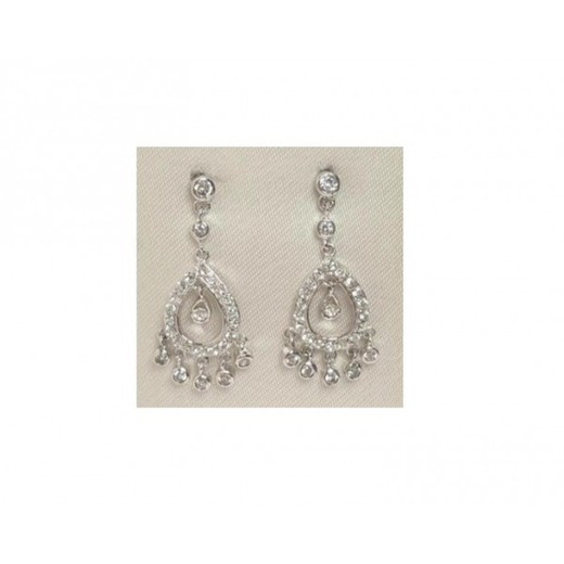 Pendientes Xernus Plata NF1846 Filigranas Circonitas