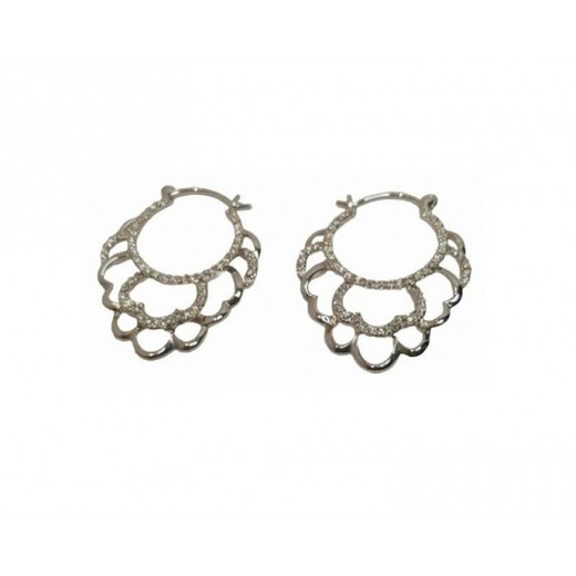 Pendientes Xernus Plata NF2203 Circonitas