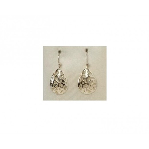 Pendientes Xernus Plata NF2561 Lagrima Calada