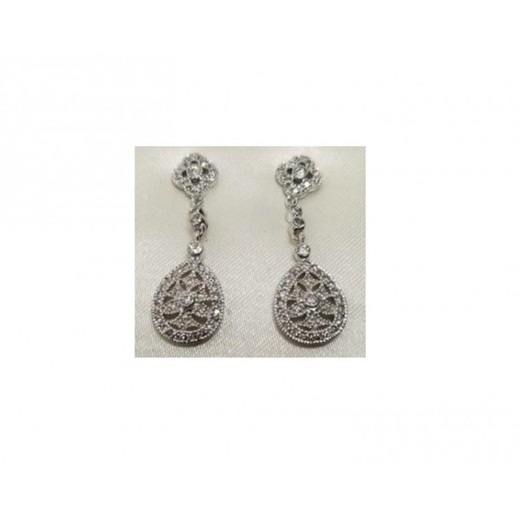 Pendientes Xernus Plata NF2912 Filigranas Circonitas