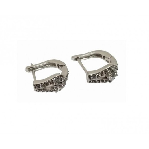 Pendientes Xernus Plata NF3154 Circonitas