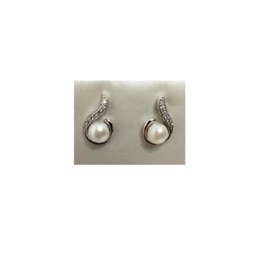 Pendientes Xernus Plata NF3211 Perla Con Circonitas