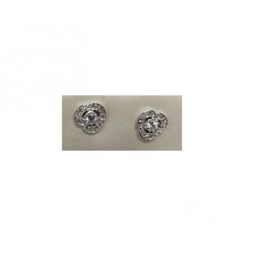 Pendientes Xernus Plata NF4800 Corazón Con Circonitas