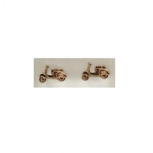 Pendientes Xernus Plata Rosa 3XE3029 Motocicleta