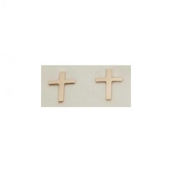 Pendientes Xernus Plata Rosa 3XE3041 Cruz