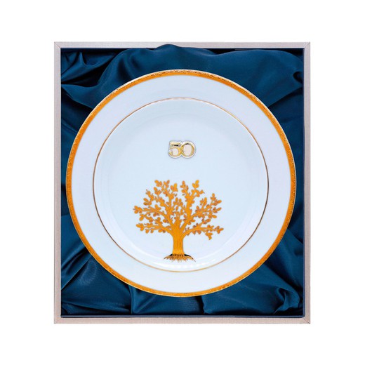 Plato Conmemorativo 29cm GA4308C Arbol De La Vida 50 Años