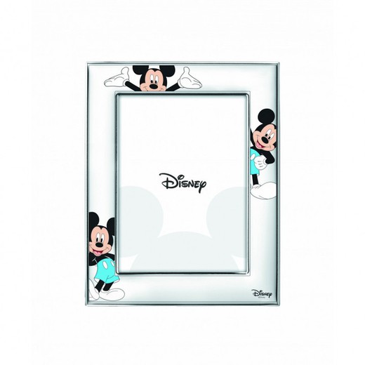 Porta Foto Bilaminado Mickey Mouse Plata D470/4LC 13X18  Disney