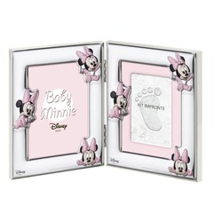 Disney Porte-Photo Double Empreinte Bébé Minnie D561/3LRA 9X13