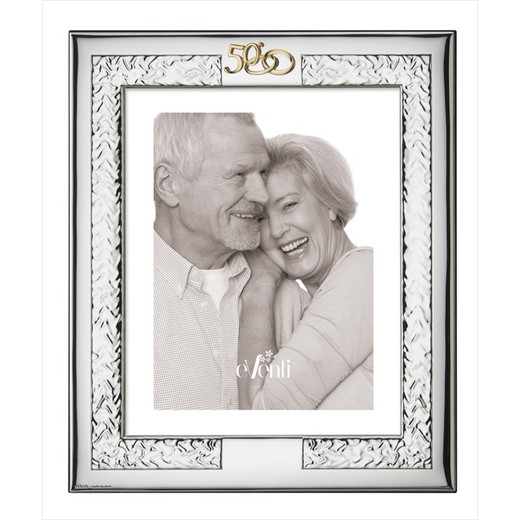 Cornice Portafoto Anniversario 10x15cm EV9140/10C Alleanze Sirio Modello 50 Anni