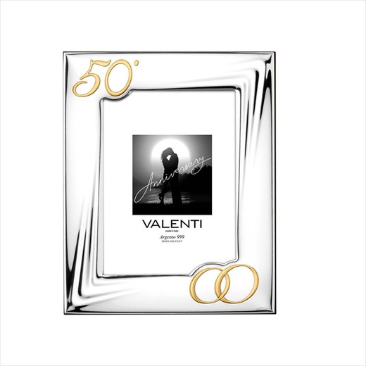 Cornice Portafoto Anniversario 13x18cm 52124/4L Alleanze 50 Anni