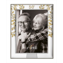 Cadre Photo Anniversaire 18x24cm EV9090/18C Alliances Arbre de Vie 50 Ans