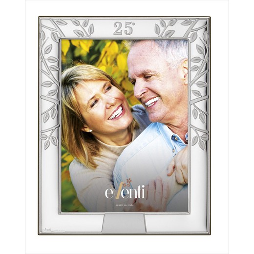 Cadre Photo Anniversaire 18x24cm EV9090/18V Alliances Arbre de Vie 25 Ans