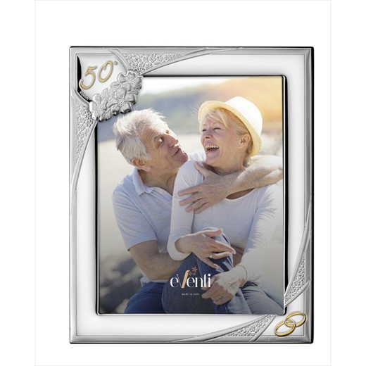 Cadre Photo Anniversaire 20x25cm EV9010/20C Alliances 50 Ans