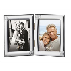 Cadre Photo Double Anniversaire 13x18cm EV9108/04V Alliances 25 Ans