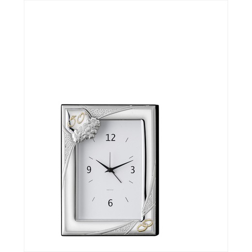 Cadre Photo Horloge Anniversaire 10x15cm EV9010/ORC Alliances 50 Ans