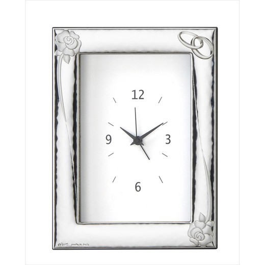 Portafotos Reloj Aniversario 10x15cm EV9150/ORA Alianzas Rosas