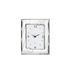 Cadre Photo Horloge Anniversaire 13x18cm 52087/4ORL Tige Large Alliances 25 Ans