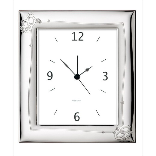 Porte Photo Horloge Anniversaire 9x13cm EV9000/ORV Alliances 25 Ans