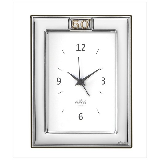 Portafotos Reloj Aniversario 9x13cm EV9210/ORC Brillo 50 Años