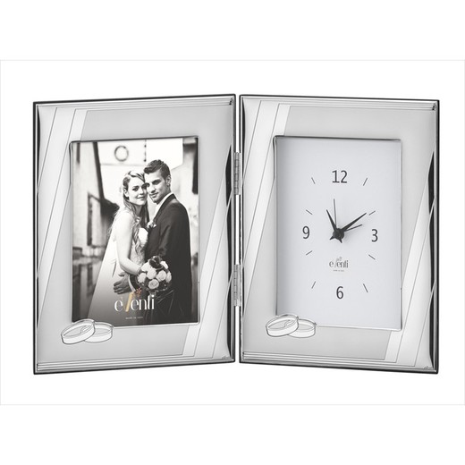 Portafotos-Reloj Doble Aniversario 13x18cm EV9190/03A Alianzas