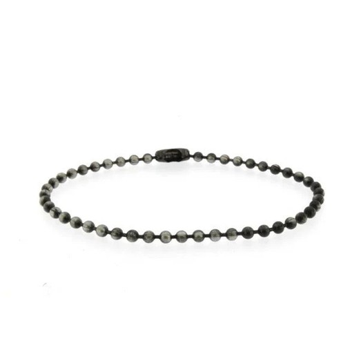 Pulsera Acero Argent Basic 21,8cm PUHS3720 Bolas Envejecido