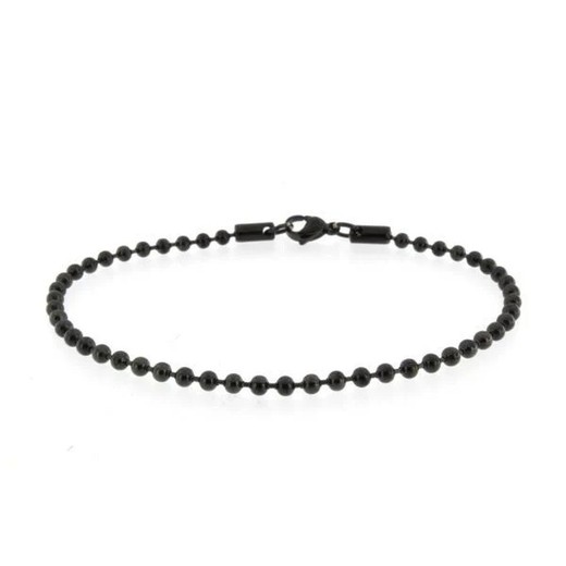 Pulsera Acero Argent Basic 21,8cm PUHS3720N Bolas Negro