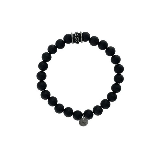 Pulsera Acero Argent Basic 21cm PUHS2056C Madera Oscura