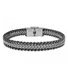 Pulsera Acero Bicolor Gris Hombre Liska RB160BR Cadena