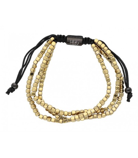 Pulsera Acero Dorado Liska Mujer SHA133-G Triple